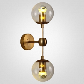 Бра Modo Sconce 2 Globes Gold -22