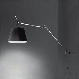 Настенный светильник-бра Tolomeo Parete basculante 24cm black/chrome