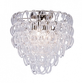 Дизайнерский потолочный светильник Vistosi Giogali 40cm glassy