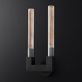 Бра Rh Canelle Wall Lamp Double Sconces Black -22