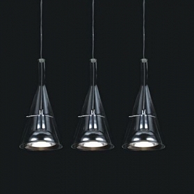 Дизайнерский подвесной светильник Fucsia 3 плафона